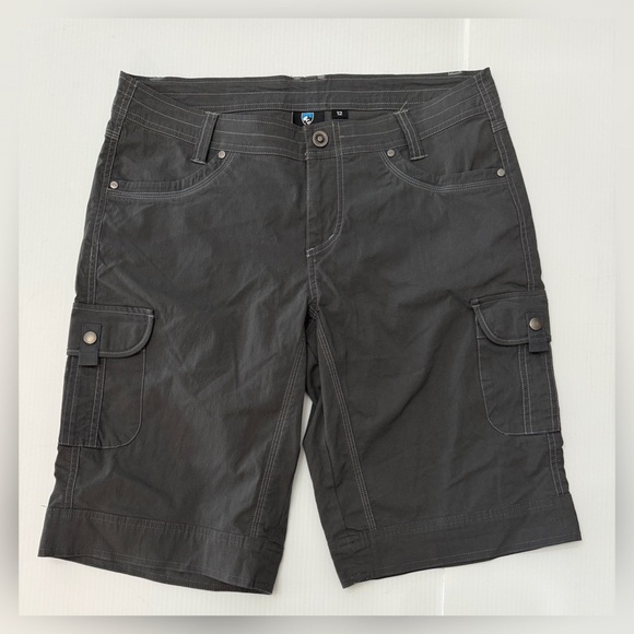 Kuhl Patina Gray Cargo Shorts - 12 - Picture 1 of 11
